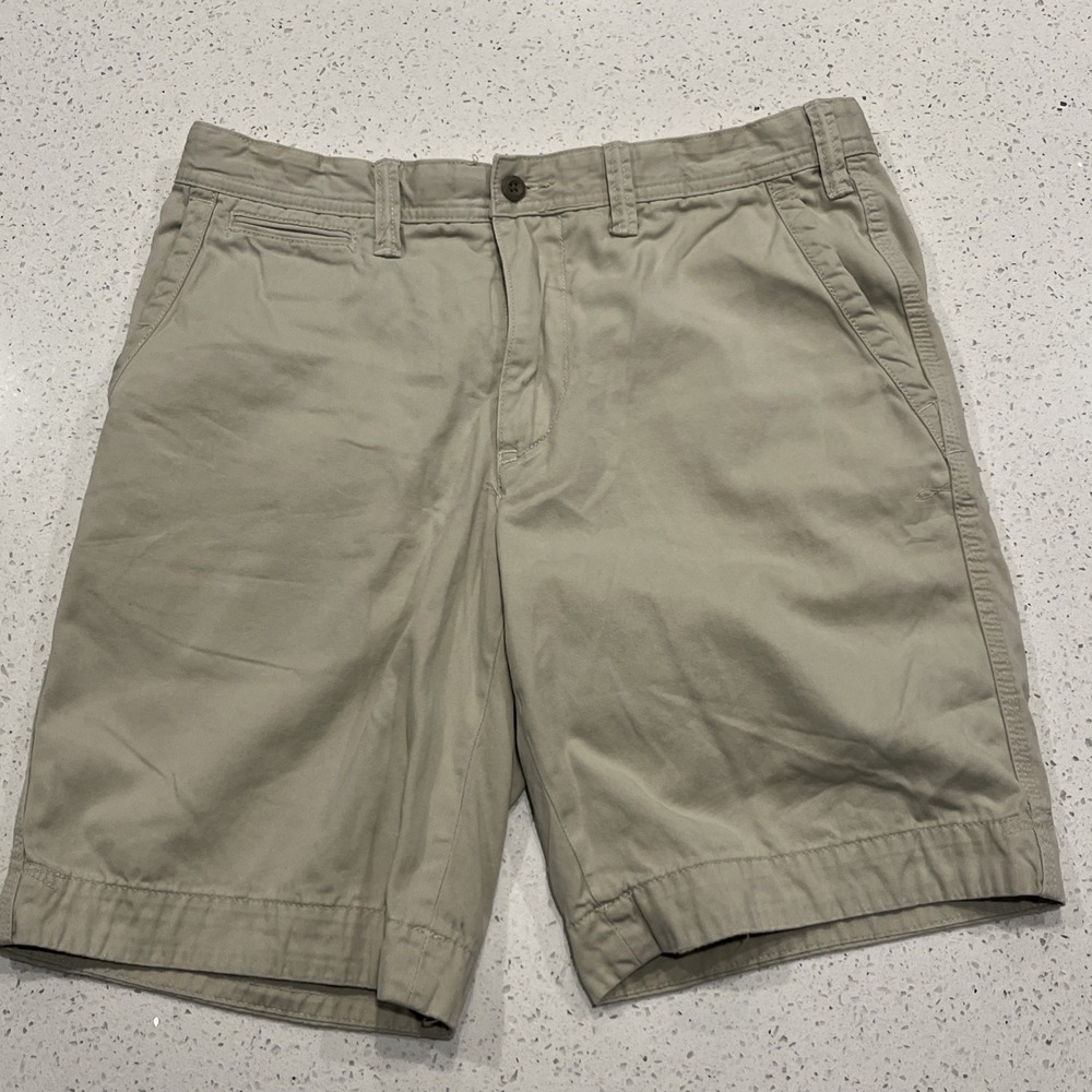 Polo Ralph Lauren Chino Shorts Mens 32 Khaki Cotton Casual Outdoor Drawstring